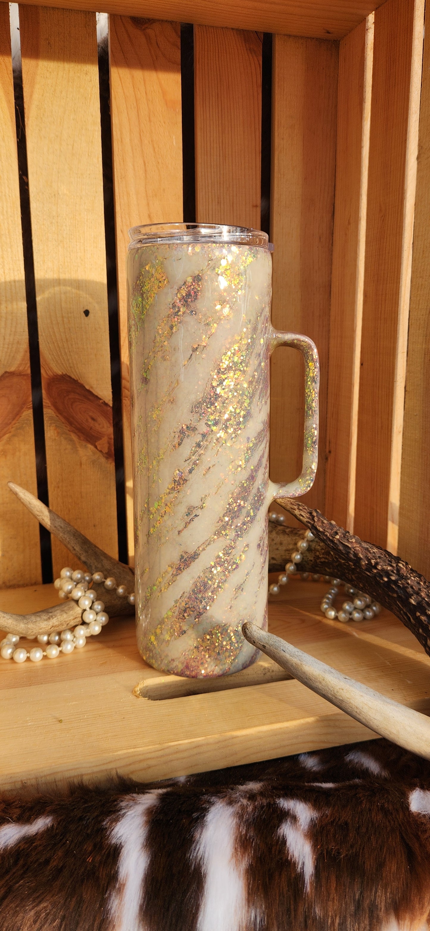 30oz Milkyway Epoxy Handle Tumbler