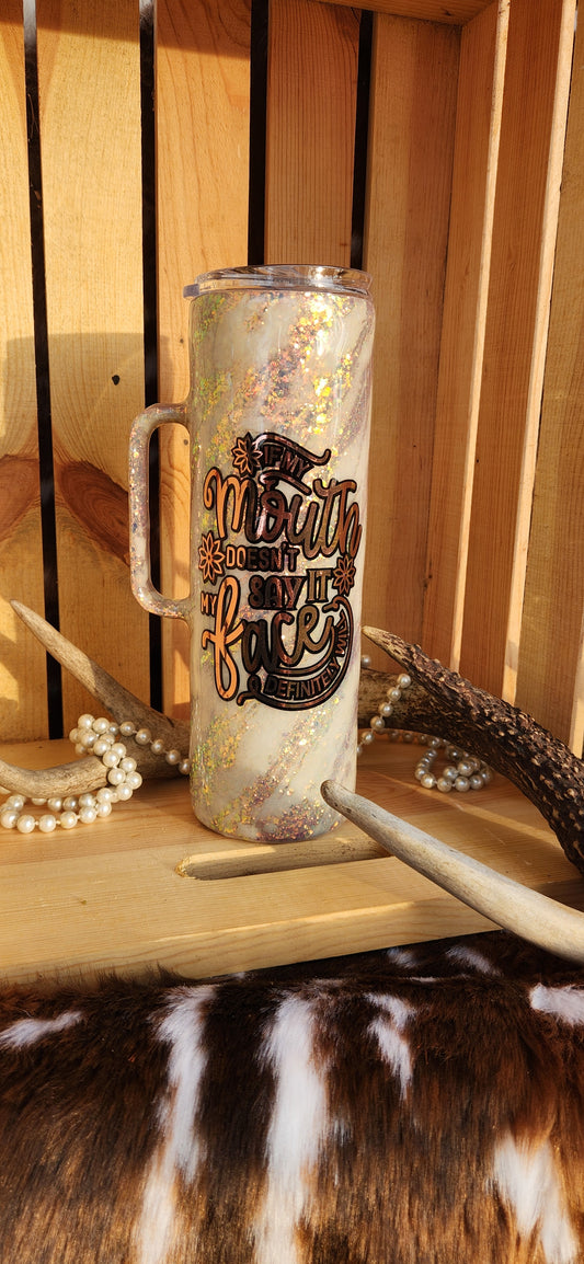 30oz Milkyway Epoxy Handle Tumbler